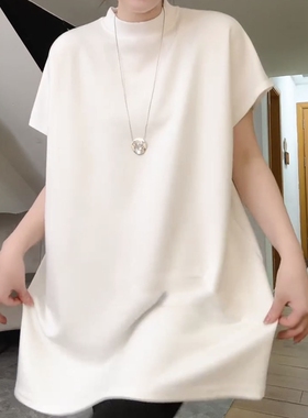 欧货2025春季新款简约纯色时尚百搭通勤高级感慵懒风短袖上衣T恤
