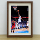 经典 饰画NBA球星纪念海报照片生日礼物 雷霆杜兰特相框挂画摆台装