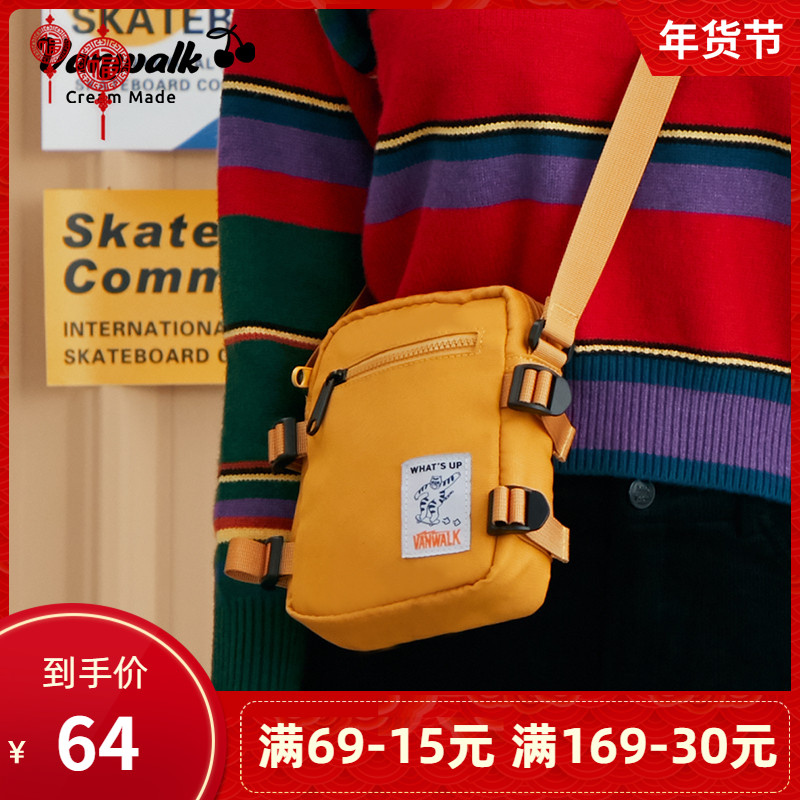 VANWALK滑板系列女包单肩斜挎包潮ins小包包女学生运动包个性挎包在类目 箱包皮具/热销女包/男包, 女士包袋中 - 来自Buy2taobao.com提供专业的淘宝代购服务