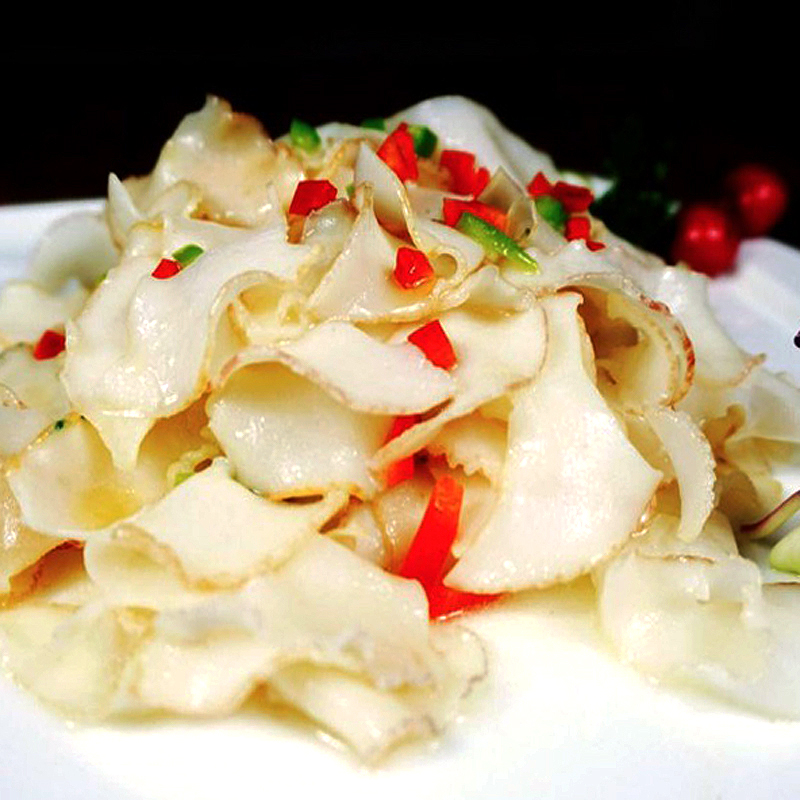 黄金鲍片海鲜水产速冻净菜预制菜