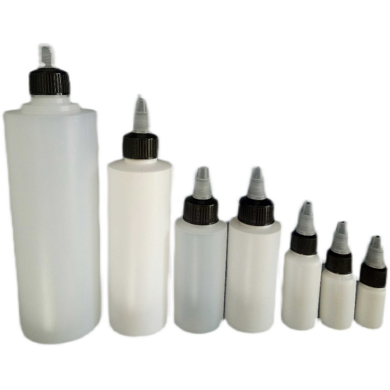 新品500毫升尖嘴挤压瓶酒精火疗墨水彩绘油墨软尖嘴塑料瓶hdpe