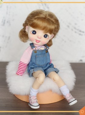 NTCT/stodollM野蛮宝贝小鱼体8分bjd现货娃衣背带裤长袖