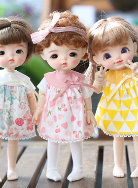 NTCT/stodollM野蛮宝贝小鱼体8分bjd15cm娃衣连衣裙套装