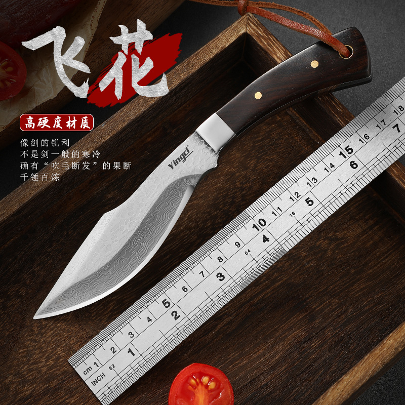 厨房水果刀家用削皮刀不锈钢瓜果刀户外野营小刀便携随身刀吃肉刀