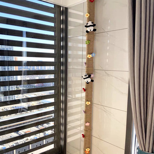 阳台下水管装饰遮挡美化客厅空调管子遮丑包消防管燃气管道棉麻绳