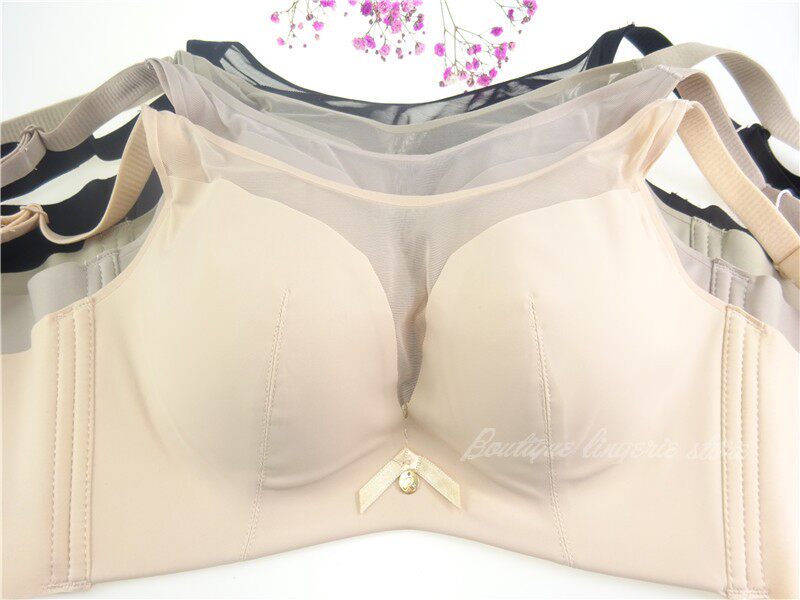 包邮吉娜2001女内衣b杯无钢圈薄杯防走光聚拢调整内衣上托收副乳