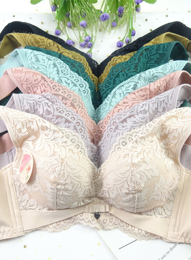 实体店新款7732AB杯中厚杯无磁无钢圈背心式简约四季通用聚拢文胸