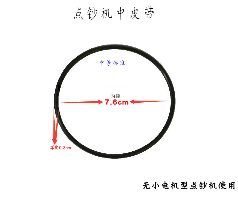 点钞机中等皮带 7.6CM点钞机大皮带点钞机皮带传动带点钞机配件