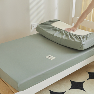 2025全棉学生宿舍单床笠罩90x190x80cm大100纯棉床垫床褥保护套