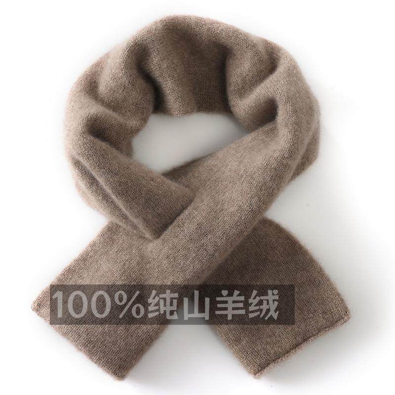 秋冬款男女围巾脖套小尺寸护颈椎时髦交叉个性小围脖护脖保暖假领
