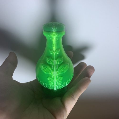 3D打印凡人修仙传掌天瓶发光