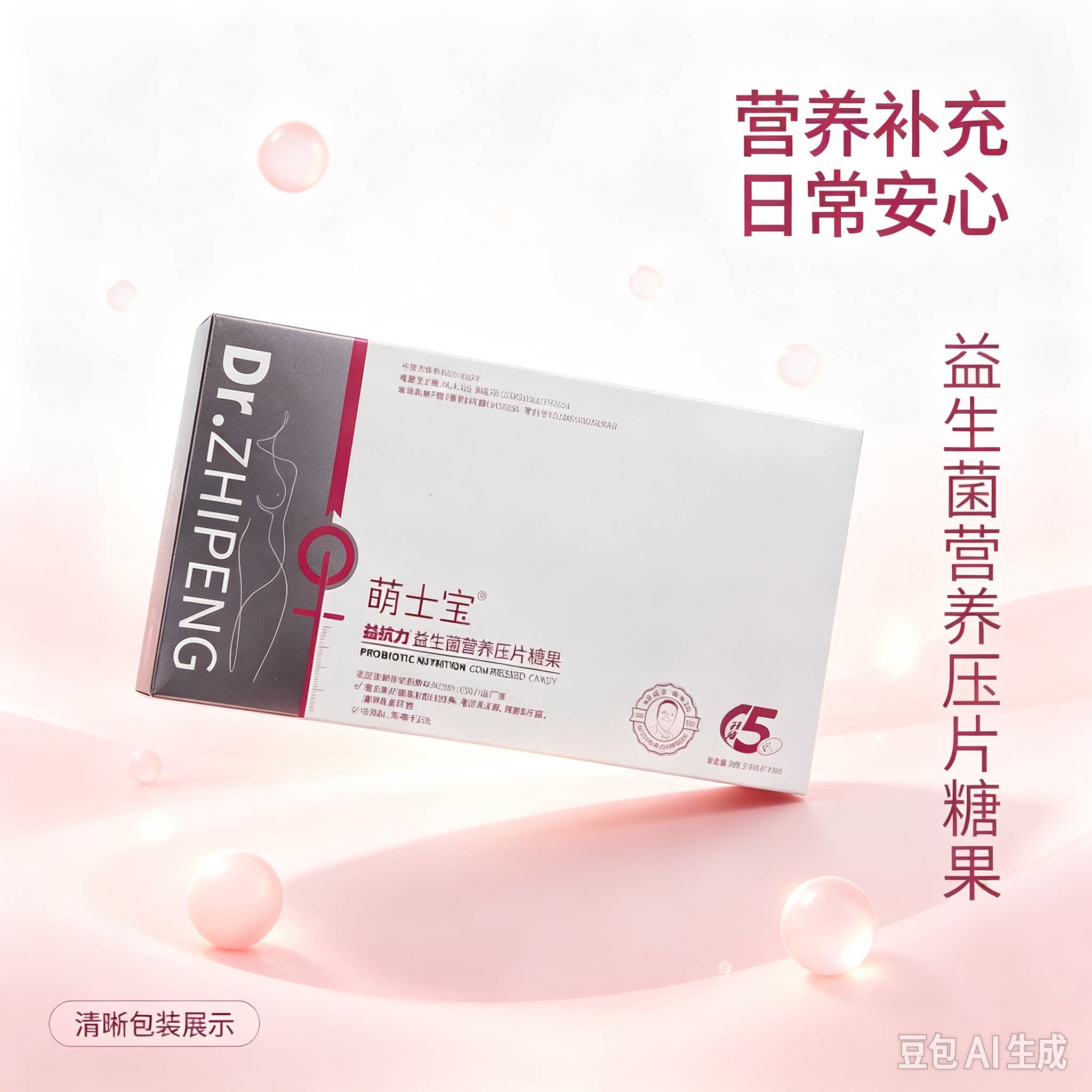 益抗力荫士宝益生菌营养压片30颗