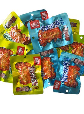 杨记骨肉相连黑鸭香辣蜜汁味即食卤味烤鸡骨架校园经典休闲小零食