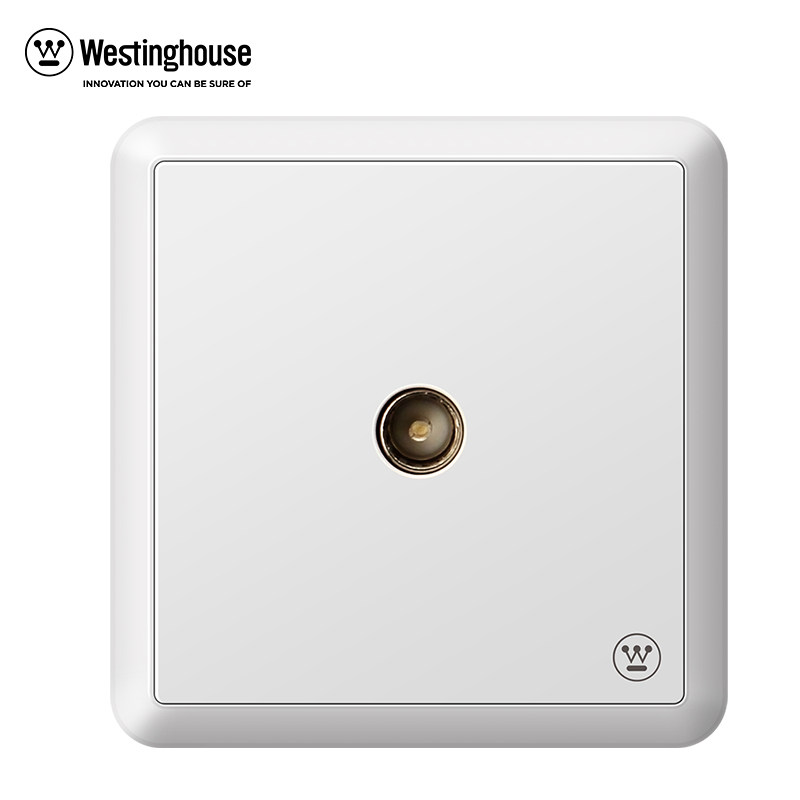 西屋（Westinghouse）维悠系列信息插座面板 网络墙壁暗装86型,电子/电工,电视插座,淘宝优惠券,粉丝福利购,淘宝优惠卷
