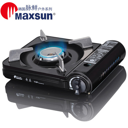 脉鲜(MAXSUN)MS-N6 便携式卡式炉(黑色)磁吸式