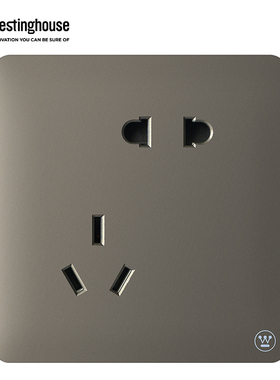 西屋(Westinghouse)开关插座面板维际系列挚友灰网络墙壁暗装86型