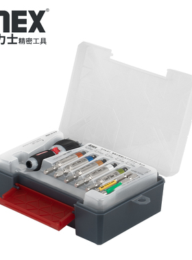 安力士牌(ANEX) 扭力棘轮螺丝刀力矩适配器套装ATA-S1~工具包装盒