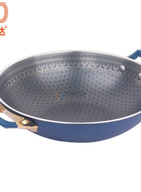 CD厨易达 不粘锅炒锅双耳锅 电磁炉燃气通用家用炒菜锅烹饪厨具锅