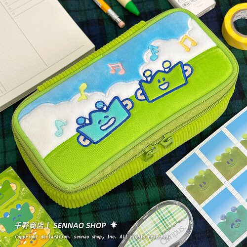 【独家原创】千野商店大耳草草皮蛋糕笔袋大容量收纳大疆P3相机包