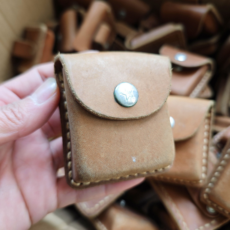 手工皮盒零钱包杂物盒