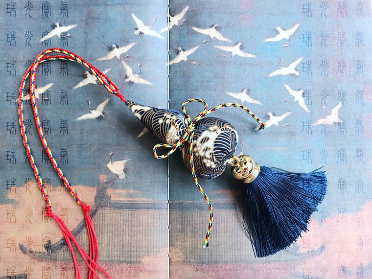 *JINYUN RUIHE* TASSEL PINGAN GOURD SACHET PENDANT HANFU CAR DRAGON BOAT FESTIVAL WARDROBE INSECT PROOF