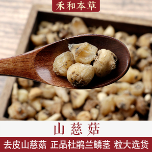山慈菇经方中药材正品去皮毛慈菇泥冰子白毛菇新货禾和本草包邮
