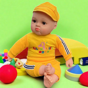 奈寶尼爾填充棉布娃娃兒童玩具家政育嬰早教仿真娃娃毛絨玩具 包郵