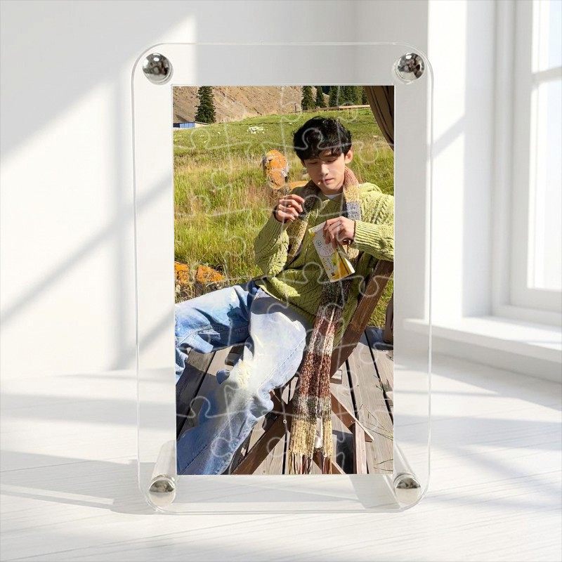 亚克力拼图白敬亭桌面摆件高清透明礼物装饰支持定制爱豆应援周边,玩具/童车/益智/积木/模型,拼图/拼板,淘宝优惠券,粉丝福利购,淘宝优惠卷