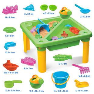 8801A夏季 玩水挖沙戏水决明子沙滩沙水桌沙滩玩沙戏水玩具套装