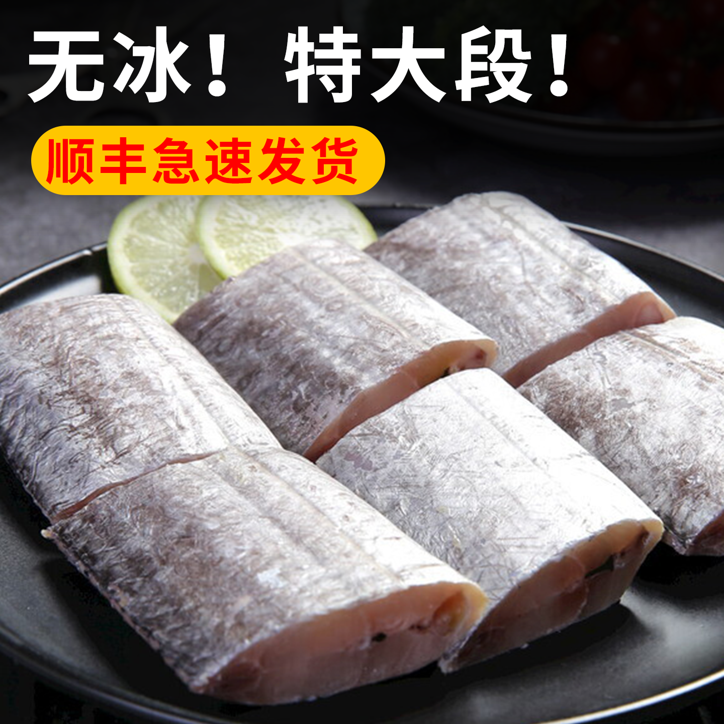 河北黄骅渤海湾无冰特大带鱼