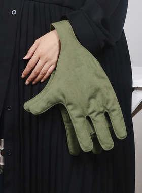 织布云麻麻原创设计小手手提包休闲手机包创意手包女手拎小包Y112