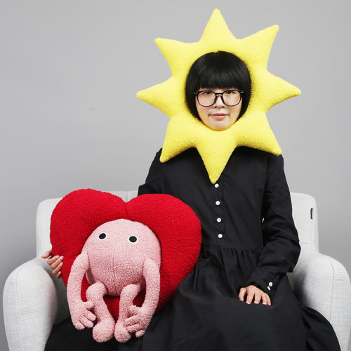 原创可变身派对玩偶抱枕可爱公仔