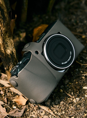 camin 理光GR2保护套真皮swift皮相机包复古半套底座数码配件