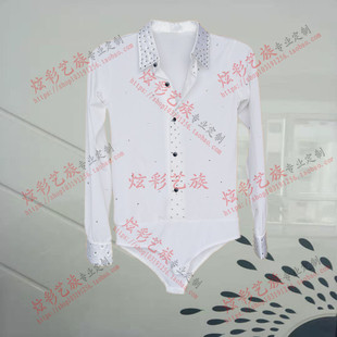 定制花样滑冰表演服男童花滑演出服烫钻滑冰比赛服装滑冰训练服