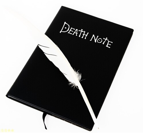 死亡笔记周边学生记事本礼品套装厚76海砂动漫COS道具Death Note - 封面