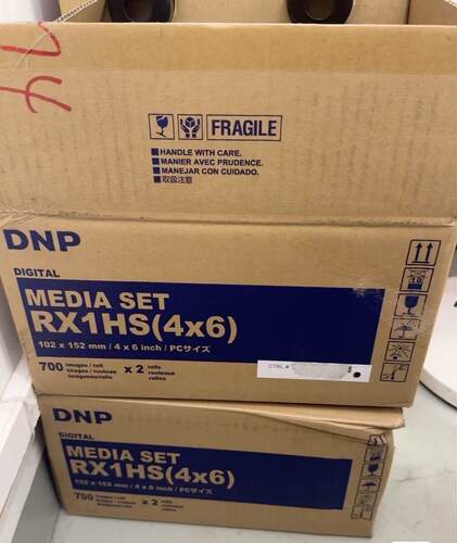 原装DNP RX1HS打印机相纸耗材4x6寸规格一卷700张