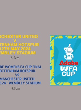 WFA CUP Patch英超女足足总杯决赛曼联对阵热刺热转印印字印号
