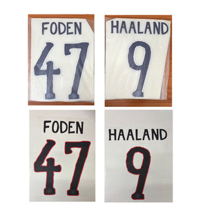 2026曼城世俱杯字体 47号福登 9号哈兰德转印印字印号