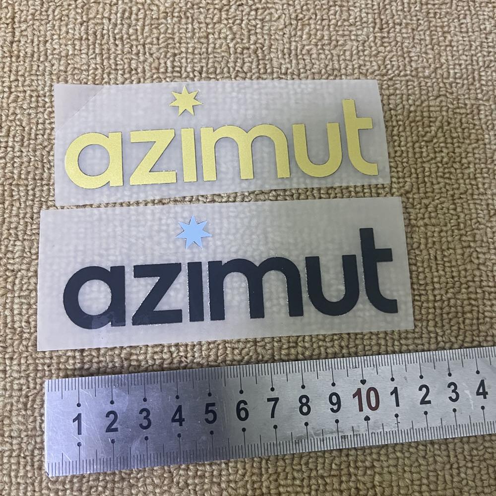 2024意甲尤文球衣赞助Azimut sponsor patch热转印印字印号