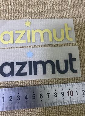 2024意甲尤文球衣赞助Azimut sponsor patch热转印印字印号