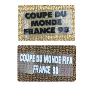 1998世界杯对赛Coupe Du Monde France 98 Patch植绒