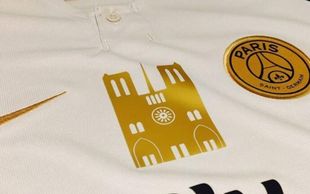 法甲巴黎圣母院臂章Notre Dame Patch臂章热转印臂章