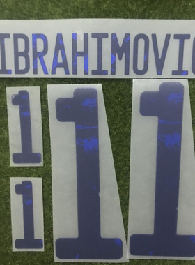2021瑞典伊布印字#11 IBRAHIMOVIC Nameset