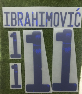 2021瑞典伊布印字#11 IBRAHIMOVIC Nameset