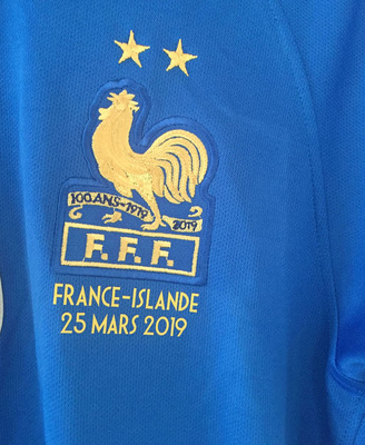 2019法国对赛法国对阵冰岛百年纪念金色对赛对战小字