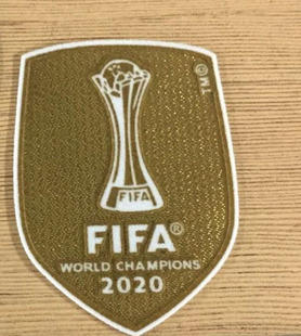 2020世俱杯冠军臂章盾牌欧冠卫冕臂章