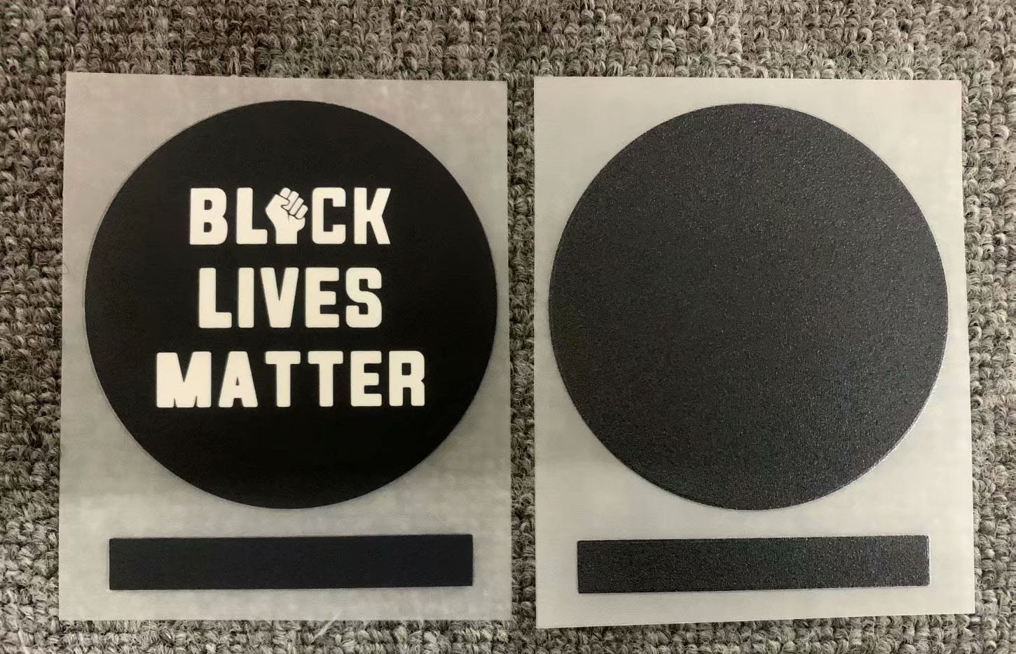 2020曼城专用Black Lives Matter臂章黑人命也是命臂章