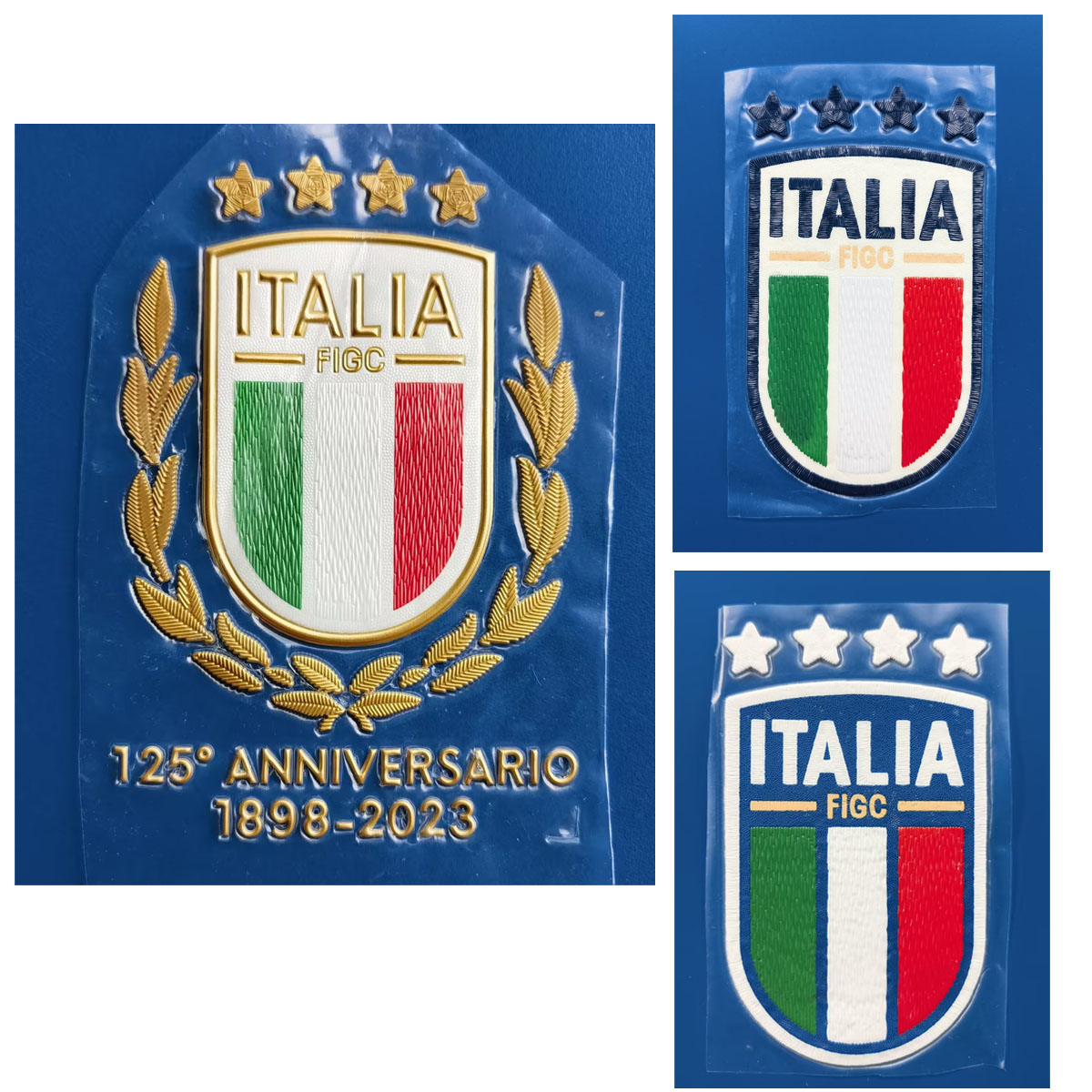 意大利125周年队徽TPU材质热转印足球队徽标志