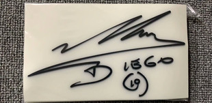 马拉多纳签名印字热转印印号