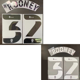 2021英冠印字32号鲁尼#32 ROONEY Nameset 热转印印号